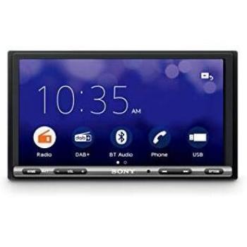 Sony XAV-3550D Car Player with WebLink, Bluetooth and NFC, 7 Inch Anti-Glare Touchscreen, Dab+, Compatible with Android/iOS and apps such as Waze or Youtube, 55W x 4