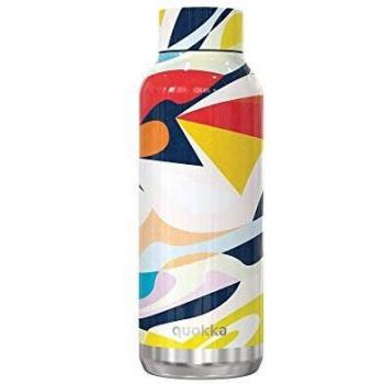 Quokka Solid - Abstract 510 ML | Botellas De Agua Acero Inoxidable Sin BPA |Botella Térmica De Doble Pared - Mantiene el frío y el Calor para Niños y Adultos