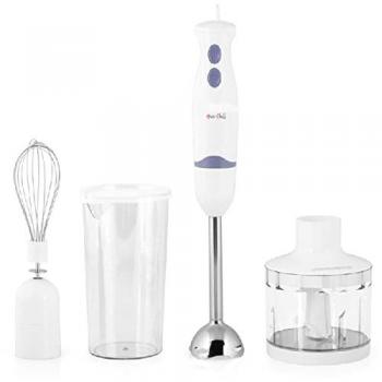 Batidora Picadora Universal 2 Velocidades 600 ml Vaso Mezclador Medidor 500 ml Tapa Potencia 400W Ergonómica