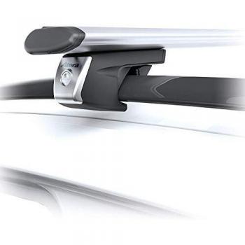 Soporte de Techo Atera Signo RT 048237 - Barras Aerodinámicas de Aluminio para Vehículos con Reling, 137 cm