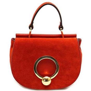 Mariquitas bolso mujer andrea piel gamuza Tomato Talla única