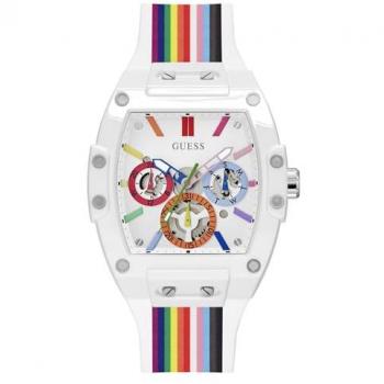 Guess Phoenix Multicolor Silicone Watch for Men - Model GW0720G1