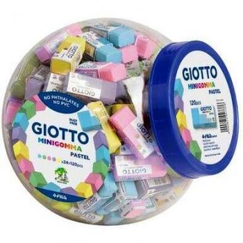 Giotto Gomma Flexible - 120 piezas de goma de borrar en colores surtidos