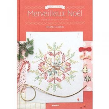 Maravilloso Navidad: Kit de bordado a punto de cruz
