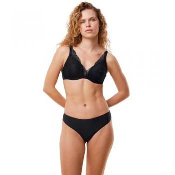 Braga Body Make Up Illusion Lace de Triumph - Alta cobertura y pierna alta, color negro, talla 38