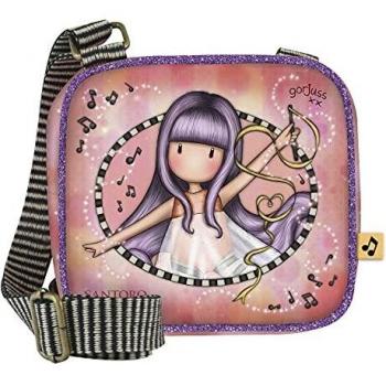 SANTORO M222a, Mini Bandolera Cruzada para Niños, Salmón, 165x150x65 mm