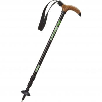 Elementerre FROGGLE - Bastón telescópico ajustable de 80 a 100 cm, color negro/verde , talla de 80 a 100 cm