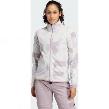 Adidas Women's Terrex Multi Printed Full Zip Fleece Jacket