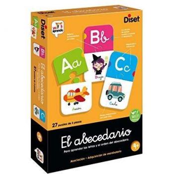 Diset - El Abecedario, Juego educativo para aprender las letras y el abecedario para niños a partir de 4 años
