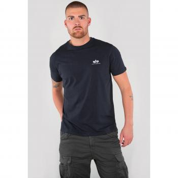 Alpha Industries Men's Basic T-Shirt Small Logo in Rep. Blue - 100% Cotton, Short Sleeve, Size XXL