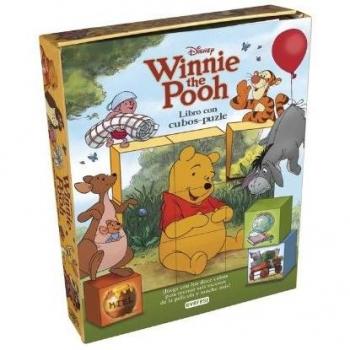 Winnie the Pooh. Libro de cartón con cubos-puzle: ¡Juega con los doce cubos para recrear seis escenas de la película y mucho más!