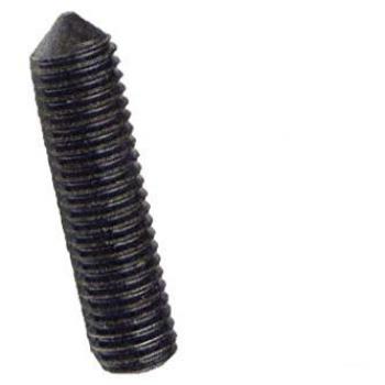 Espárrago Roscado Allen DIN-914 C-45H M12 x 40mm con Punta Cónica y Acabado Pavonado Negro (Pack de 100)
