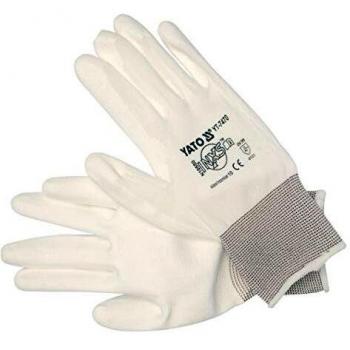 Yato YT-7470 - Guantes de trabajo blancas nylon 10 Yato