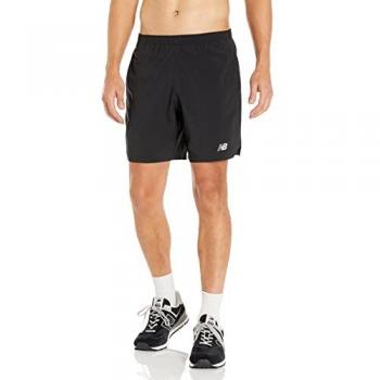 Pantalón corto New Balance Accelerate 7 Inch negro blanco - S
