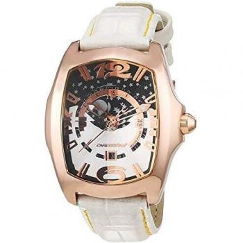 Chronotech Womens Analogue Quartz Watch with Leather Strap CT7979L