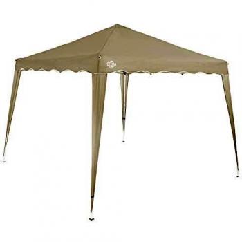 Pabellón Pop Up Capri Crema 3x3m con Protección UV 50+, Impermeable, Resistente al Invierno, Incluye Bolsa Plegable para Camping y Jardín