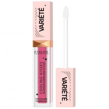 Eveline Cosmetics Variété Cooling Kisses Hydrating Lip Gloss with Cooling Effect Shade 06 Amazing Kiss 6.8 ml