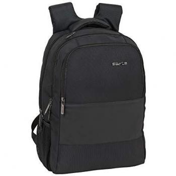 Safta Mochila para Portátil 15.6'' con Bolsillo para Tablet y Conector USB Business, 300x160x430mm, Negro