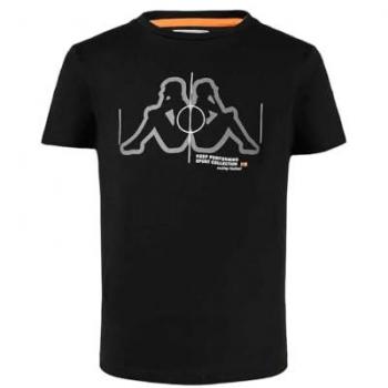 Kappa Camiseta De Manga Corta Bollengo Negro Infantil