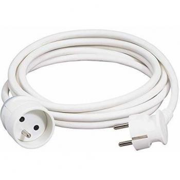 Rallonge eléctrica doméstica 2P+T con protección - 5 m - Blanco - LEGRAND