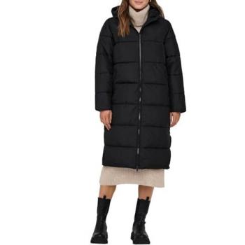 Only Montana Women's Long Black Puffer Jacket