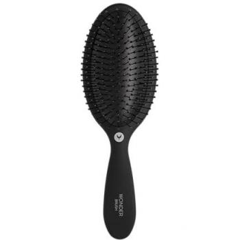 HH Simonsen Wonder Brush Black - Unisex Flat Hair Brush