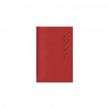 Agenda Brasilia Semana Vista Bolsillo 8,5 x 13 cm. Color Rojo Dohe 11963