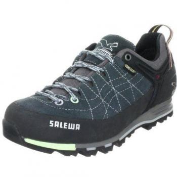 SALEWA WS MTN TRAINER GTX-PELLE Mountain Trainer GTX-W - Zapatillas de deporte de ante para mujer, color gris, talla 38