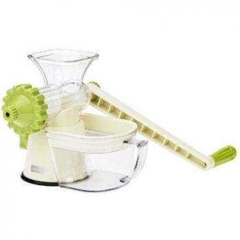 Lurch 10216 Green Power - Licuadora manual, colo verde y crema