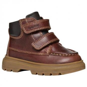 Geox Kiddartah Botas para Niño Pequeño Marrón Oscuro 25 EU