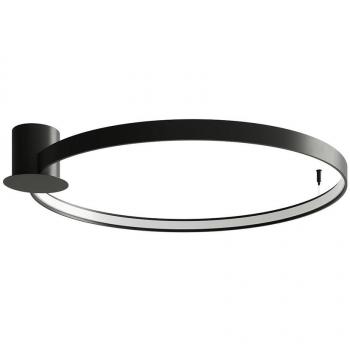 Plafón LED integrado Rio Integrated Acero Negro 1 bombilla 12,5cm