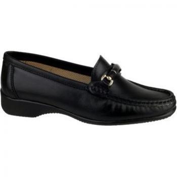 Cotswold Womens Barrington Ladies Loafer Slip On Shoes (Black) - Size EU 42