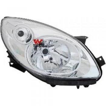 Faro Delantero Derecho Van Wezel 4371964 para Renault Twingo II (CN0_) - Proyector Principal, Luz Delantera