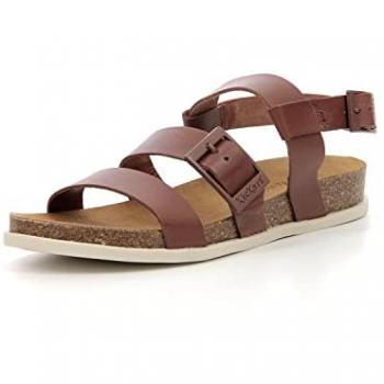 KICKERS Women's Kick Alana Flat Sandal - Light Brown