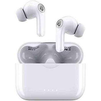 Auriculares inalámbricos, Bluetooth 5.0 con micrófono Incorporado, Carga rápida USB-C / IPX7 Resistente al Agua / 25 Horas de reproducción/Graves Profundos para Deportes, Gimnasio, Oficina