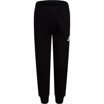 Pantalones Nike Club Fleece Jogger Black para niños, color negro, fabricados en material suave y cálido, con cintura elástica y cordón ajustable, diseño clásico de jogger con puños en los tobillos