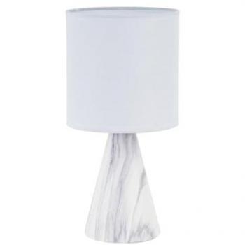 Lámpara de mesa Versa Blanco Cerámica 12,5 x 24,5 x 12,5 cm