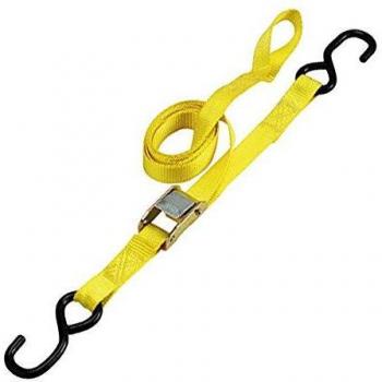 Maurer 15030267 - Blister 2 piezas Trinquete Cinta de Amarre, 2 metros con 2 Ganchos