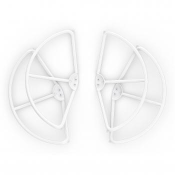 DJI Protecciones del Propulsor Compatibles con DJI Phantom 2, Phantom 2 Vision y Phantom 2 Vision+ Dron Cuadrocóptero con Antena UAV - Blanco