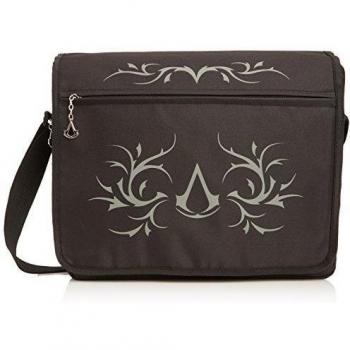 Assassin's Creed - Bolsa bandolera con logo, color negro