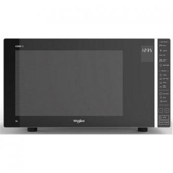 Horno Microondas Whirlpool MWP 303 SB con Grill, Capacidad 30 Litros, Potencia 900 Watt, Color Gris
