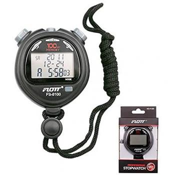 Cronómetro Softee Speed T100 - Cronómetro digital, pantalla LCD, función de cuenta regresiva, memoria para 10 tiempos, diseño ergonómico y ligero