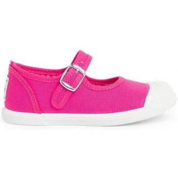 Zapatillas Lona Niña Con Hebilla Y Puntera De Goma Pisamonas