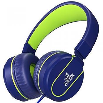 Artix Auriculares Plegables con Micrófono, Auriculares Estéreo NRGSound Compactos en la Oreja, Ideales para Niños/Adolescentes/Adultos