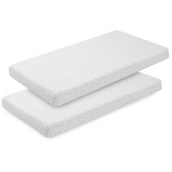 Pack 2 sábanas bajeras para cuna Cambrass Plumeti