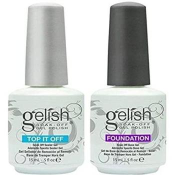 Armonía Gelish uñas kit contiene Top y Base Coat