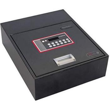 Arregui 20000-S7 - Caja fuerte motorizada para su instalación oculta en zócalos de armario, 10L, 310x110x 380mm, Negro