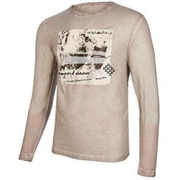 Trangoworld Moment Camiseta, Hombre, Gris Claro, M