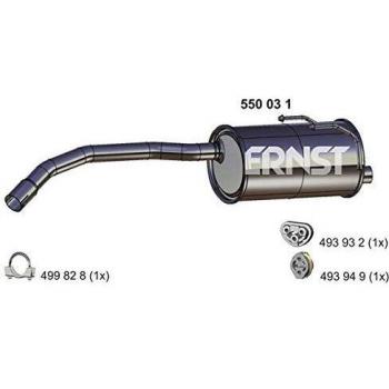 Silenciador trasero ERNST 550031 para Fiat y Ford