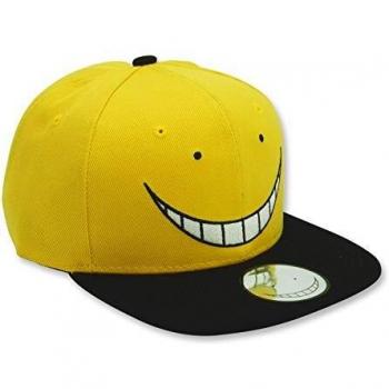 Koro Sensei Assassination Classroom Adjustable Snapback Cap - Black & Yellow
